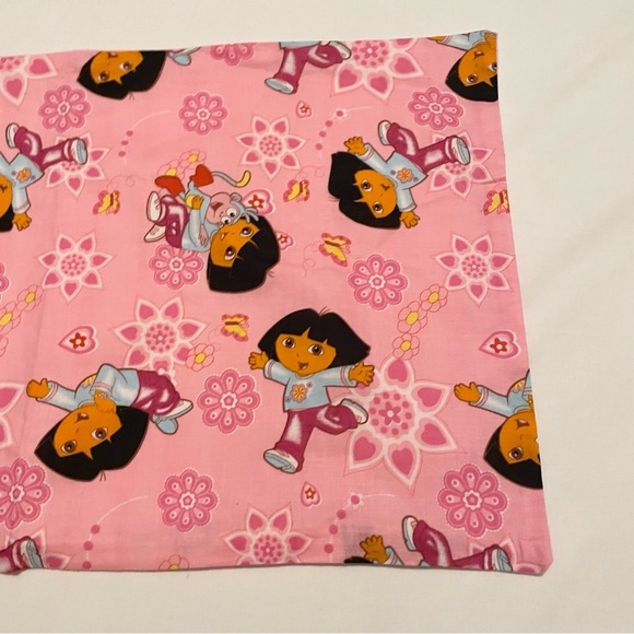 Dora the Explorer Pillowcase Homemade 21” x 11.5” Pillow Case - Picture 2 of 16